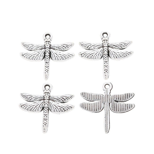 Grouped dragonfly components showing repeated front details and finish