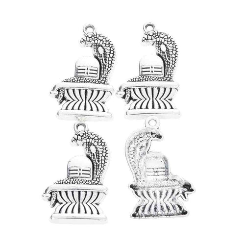 Pharaoh Cobra metal charm shown in a second product arrangement