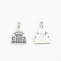 Building Facade Charm Metal Pendant for Jewelry Making view 2