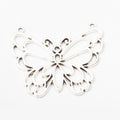 Openwork Butterfly Connector Alloy Jewelry Making Component in 2 Finish Options view 2