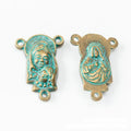 Religious Portrait Three Loop Connectors in Three Finishes view 2