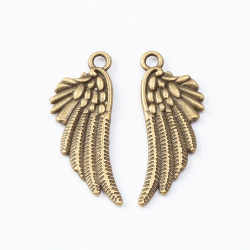Close view 2 showing the shape and finish of the angel wing