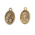 Mater Dolorosa Medal in 2 Metal Finishes for Jewelry Making view 2