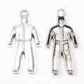 Protective Suit and N95 Mask Silver Tone Metal Charms view 2
