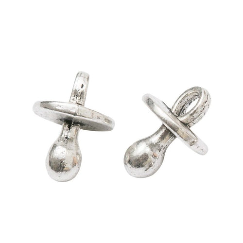 Closer front view of the baby pacifier shape and surface details.