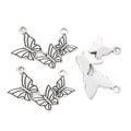 Butterfly Branch Connector Alloy Connector in Antique Silver Finish view 2