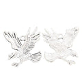 Flying Eagle Detailed Alloy Charm in Antique Silver Finish view 2