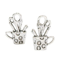 Artist Cup Metal Charm 3 Finish Options Craft Supply view 2