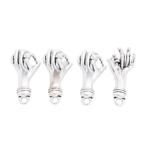 OK Hand Charm pictured from the front