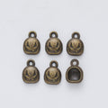 Jack-O-Lantern Metal Charms in 2 Pictured Finishes view 2
