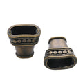 Antique Bronze and Silver Decorative Bead Caps for Jewelry Making view 2