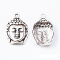 2-Finish Buddha Head Metal Jewelry Components for Crafts view 2
