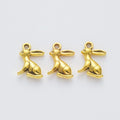 Sitting Rabbit Charm In Assorted Metal Finishes For Jewelry Crafts view 2