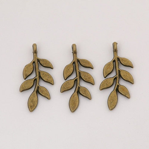 Close view 2 showing the shape and finish of the leafy branch