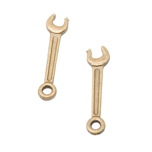Front detail view of the Double Ended Wrench metal piece