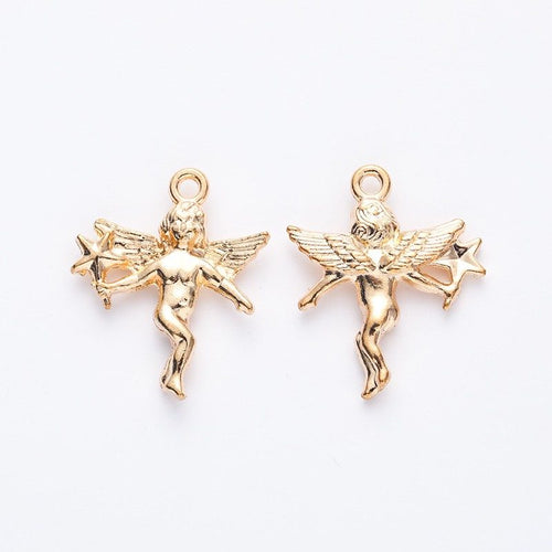 Detailed front and back view of 持星仙女 charm on a white background