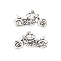Detailed Motorcycle Charm Metal Jewelry Making Pieces view 2