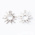 Radiant Sun Metal Charms in Five Finishes for Jewelry Making view 2