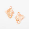 Manta Ray Charm In 5 Metal Finishes For Jewelry Making view 2