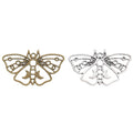 Openwork Butterfly Metal Charms in Two Antique Finishes view 2