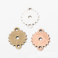 Two-Loop Gear Metal Connector Components in 3 Finishes view 2