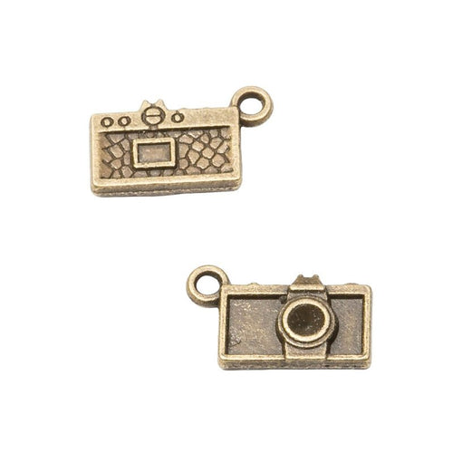 Closer view of the tiny rectangular camera with a raised round lens