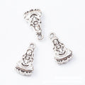 Small Seated Guanyin Metal Charm Pendant For Jewelry Making And Craft Projects view 2