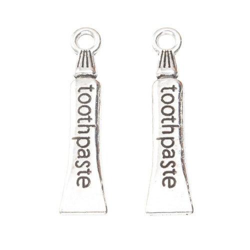 Toothpaste Tube Charm front and reverse details