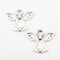 5-Finish Open Angel Bead Metal Jewelry Components for Crafts view 2