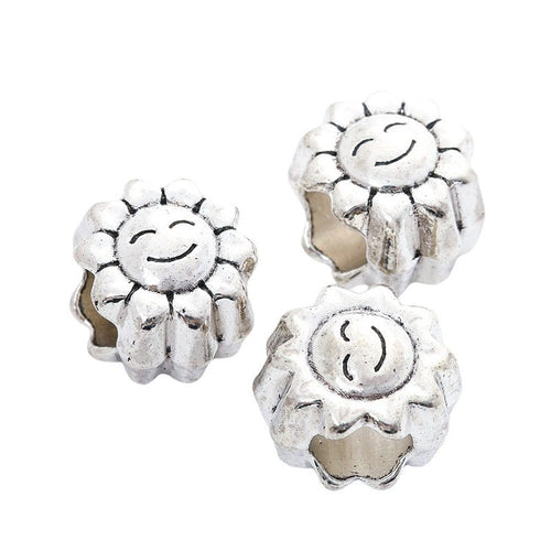 Smiling Flower Large Hole Bead shown from an additional product angle 2