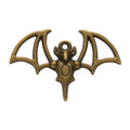 Spread Wing Bat Charm In 5 Metal Finishes For Jewelry Making view 2