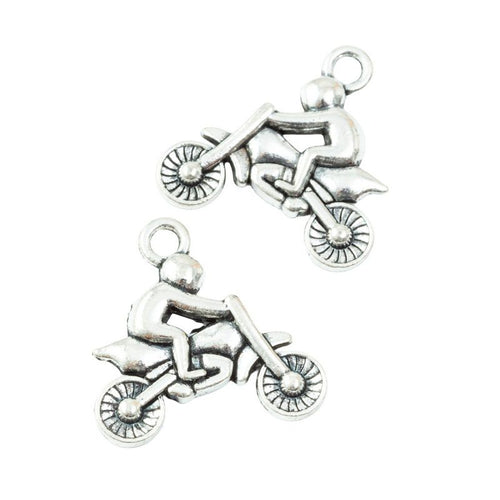 Motorcycle rider charms shown in product image 2