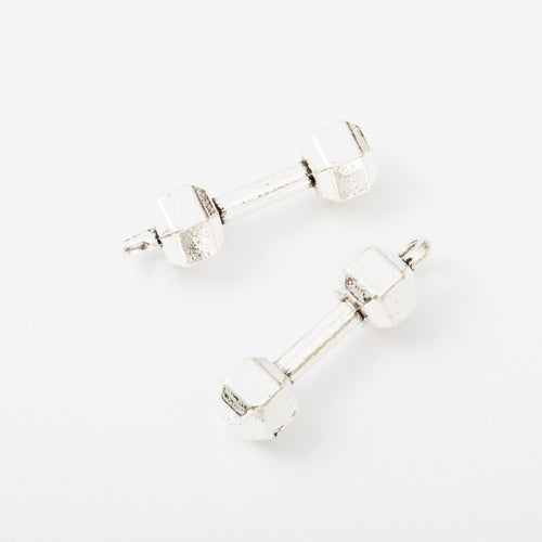 Barbell Charms showing front details and finish