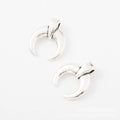 Curved Horn Metal Charms in 1 Pictured Finish for Jewelry Crafts view 2