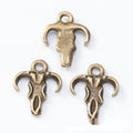Ram Skull Antique Metal Charms In Two Finishes Jewelry Findings view 2