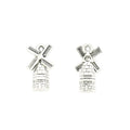 Windmill Charm DIY Metal Pendant for Jewelry Making view 2