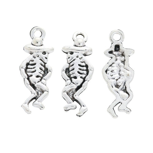 Grouped dancing skeleton components showing repeated front details and finish