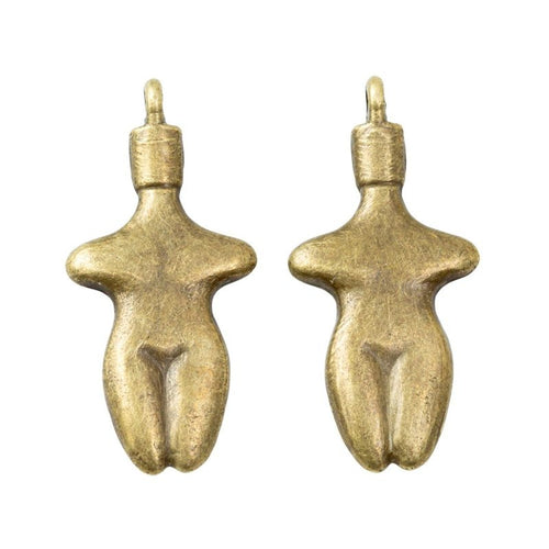 Dress Form metal design front and back view on a light background