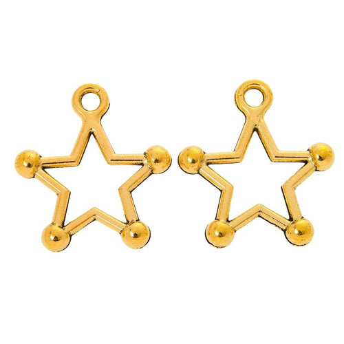 Open Star Charm shown from an additional product angle 2