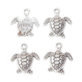 Openwork Sea Turtle Charm in 1 Finish for Jewelry Making view 2