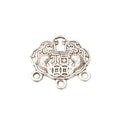 Chinese Good Fortune Lock Connector Metal Jewelry Making Component view 2