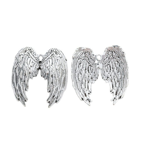 Grouped large angel wings components showing repeated front details and finish