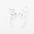 Swimmer Figure Metal Charm Pendant For Jewelry Making view 2