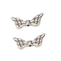 Angel Wing Bead Metal Spacer Bead 5 Finish Options Craft Supply view 2