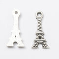 Eiffel Tower Charms in Four Contrasting Metal Finishes view 2