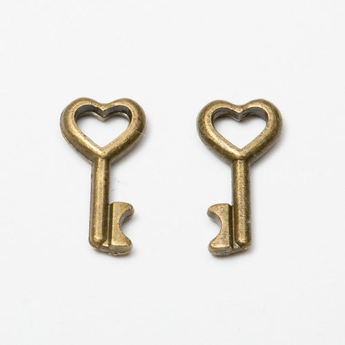 Heart Bow Key metal piece shown in product image 2