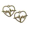 Heartbeat Double-Heart Metal Connectors in 2 Finishes view 2
