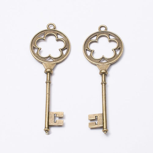 Ornate skeleton key charms shown in product image 2