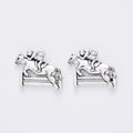 Equestrian Jump Charm In 1 Metal Finish For Jewelry Making view 2