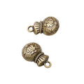 Fortune Money Bag Metal Pendant Charms in 3 Distinct Finishes view 2